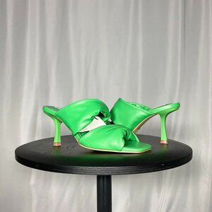 Zara Green Heel Sandal New